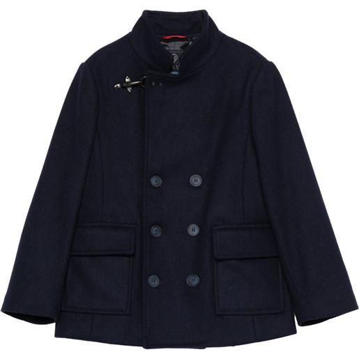 Fay Kids cappotto doppiopetto - blu