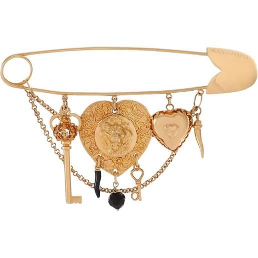 Dolce & Gabbana spilla con ciondolo - oro
