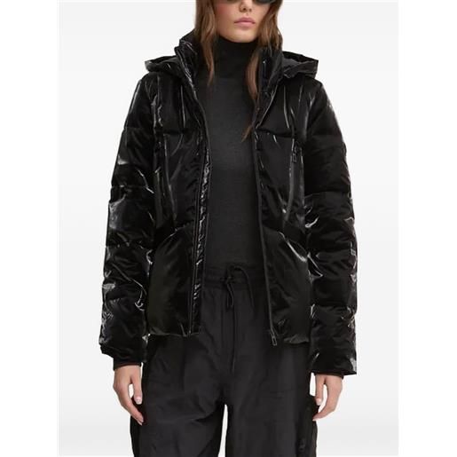 Desigual giacca trapuntata con cappuccio - nero