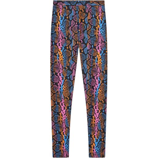 Versace leggings con stampa - nero