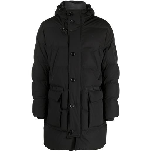 Fay cappotto imbottito con cappuccio - nero