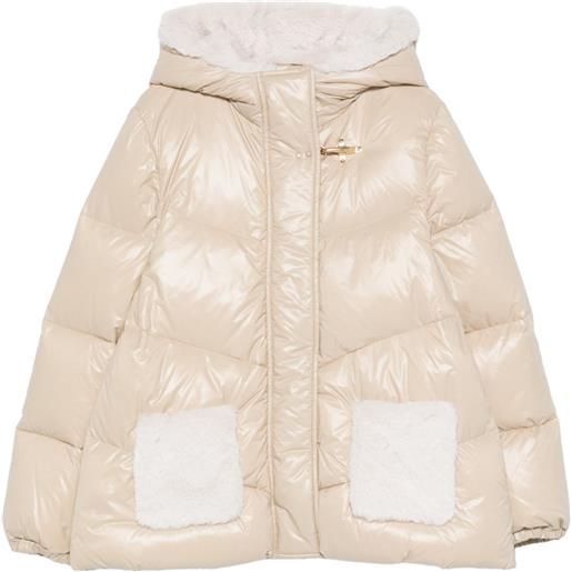 Fay Kids piumino con cappuccio - toni neutri