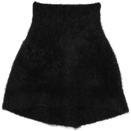 TOTEME scaldacollo a imbuto in misto alpaca - nero