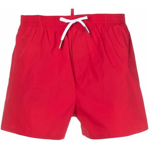 DSQUARED2 costume da bagno con stampa - rosso