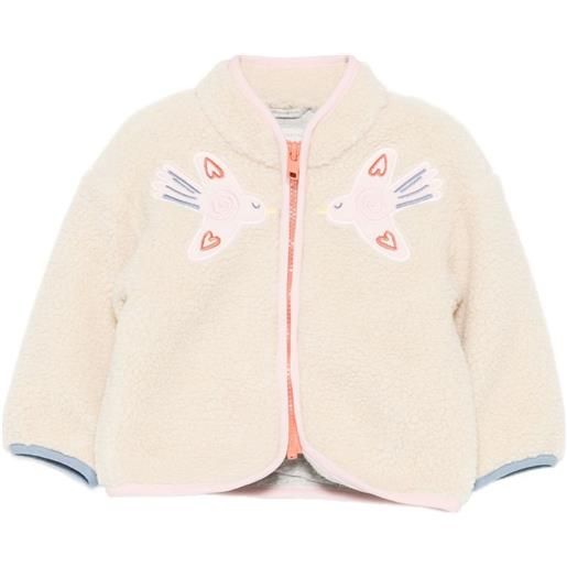 Stella McCartney Kids giacca con applicazione - toni neutri