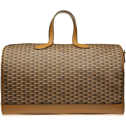 Bally valigia 36 h con stampa - marrone