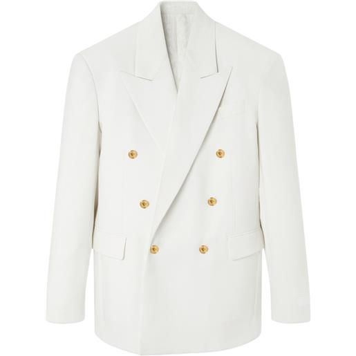 Versace giacca doppiopetto - bianco