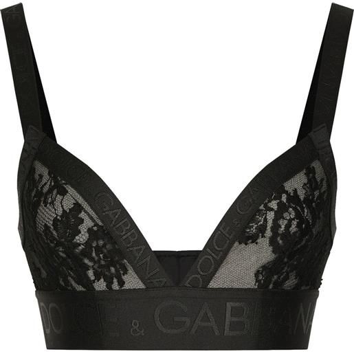 Dolce & Gabbana reggiseno a triangolo - nero