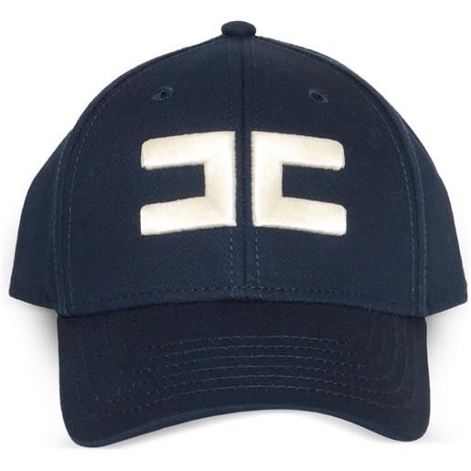 Elisabetta Franchi cappello da baseball con logo - blu