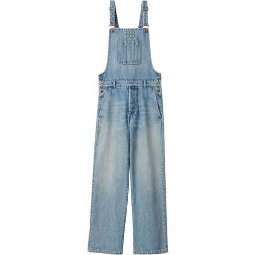 Miu Miu salopette denim - blu