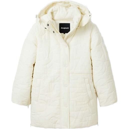 Desigual piumino con cappuccio - bianco