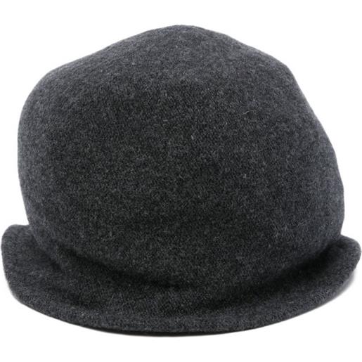 Emporio Armani coppola in lana - grigio