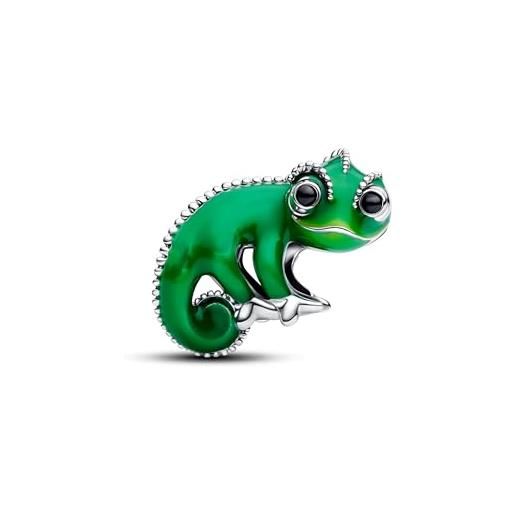 PANDORA disney rapunzel 793983c01 - charm cangiante in argento sterling con cristalli artificiali, compatibile moments