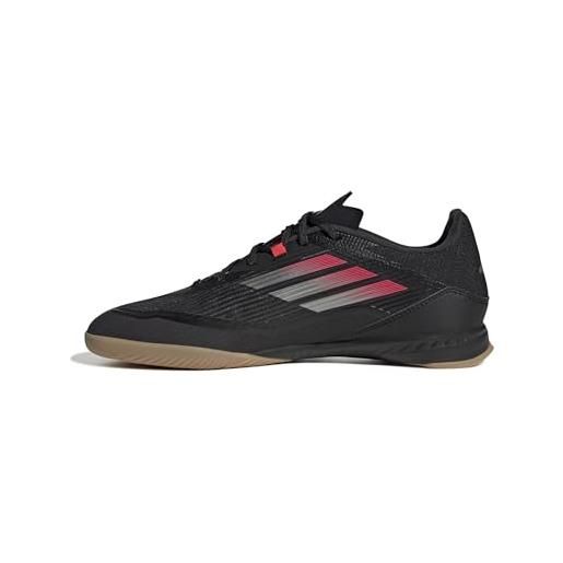 adidas unisex - adulto f50 league football boots indoor, core black/iron met. /lucid red, 44 eu