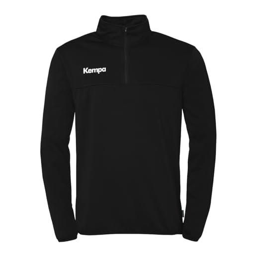 Kempa felpa da pallamano con zip a 1/4, per giocatori e portiere