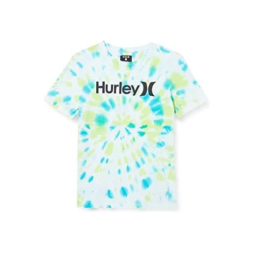 Hurley hrlb dispersed spiral tee maglietta, multicolore, 12 anni bambino