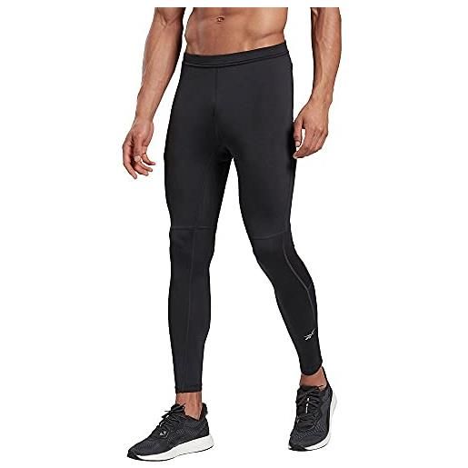 Reebok re speedwick tight - pantaloni da uomo, uomo, maglie, fu1329, nero, s