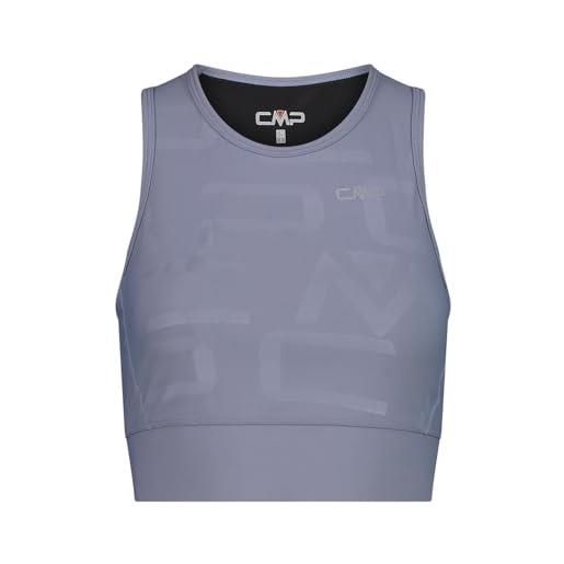 CMP - top elasticizzato da donna, sky stone, 40