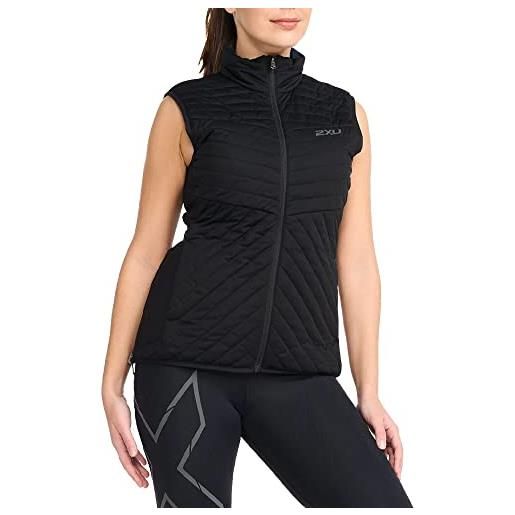 2XU ignition insulation vest giacca, nero/blu (midnight), xs donna