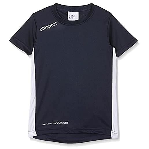 uhlsport essential trikot ka, maglietta uomo, blu (navy/bianco), 116.0