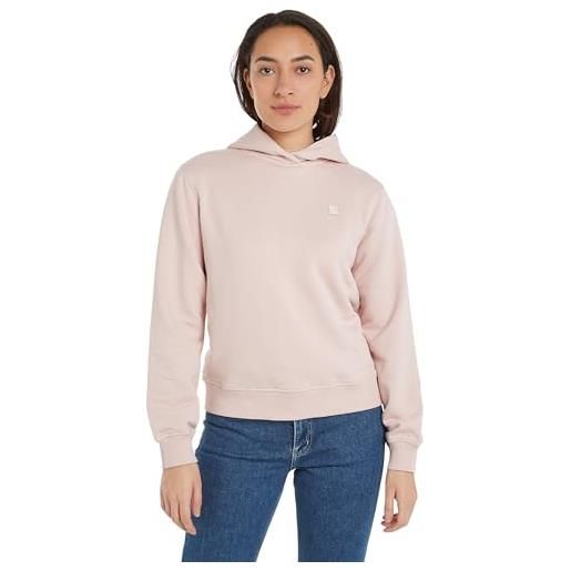 Calvin Klein jeans felpa donna con cappuccio, rosa (sepia rose), xs