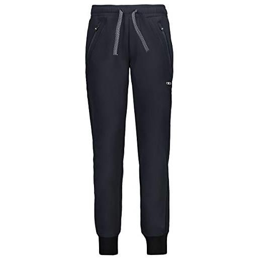 CMP pantalone lungo stretch in gabardina, bambina, antracite, 104, antracite