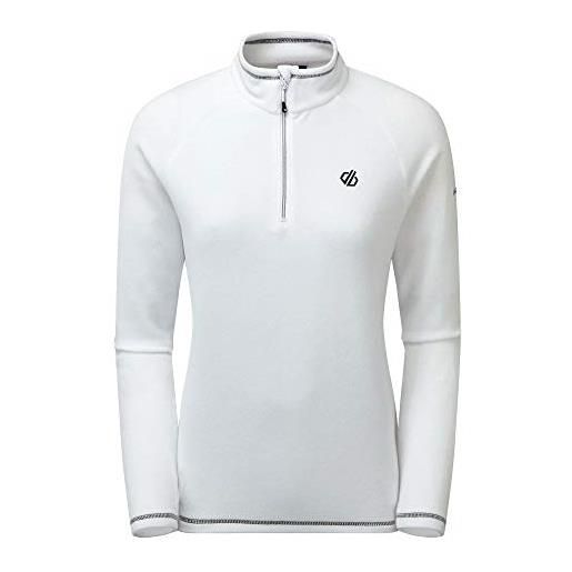 Dare2b dare 2b freeformii-giacca in pile con mezza zip, uomo donna, bianco, uk 12-bust 36", (92cm)