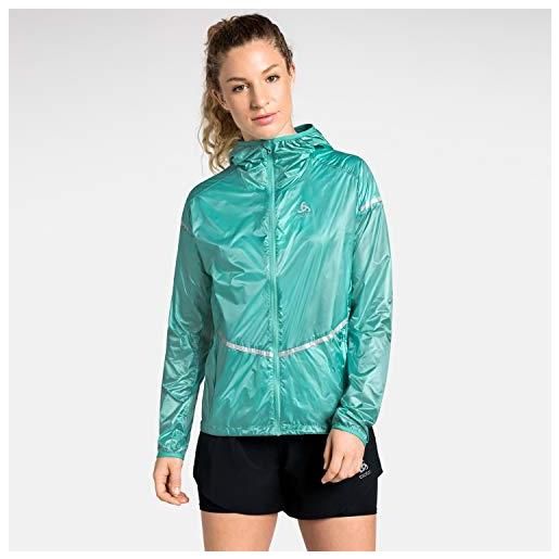 Odlo zeroeight pro softshell - giacca da donna, donna, 312251, verde - pool green, xl