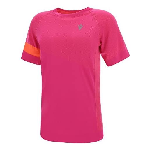 Macron run scc rona t-shirt seamless fucsia/ncor ss wmn, donna, s