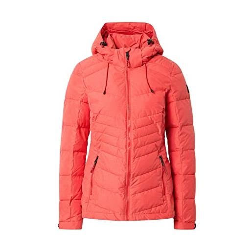 Killtec womens piumino con cappuccio staccabile con zip - kow 149 wmn qltd jckt, lampone, 40, 37420-000