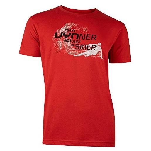 UYN uynner club skier t-shirt unisex - rosso pompeiano, l