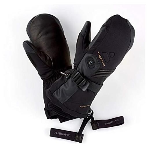 Therm-ic ultra heat mittens - guanti da uomo, taglia xxl, colore: nero