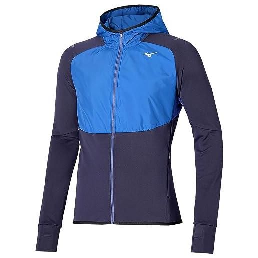 Mizuno j2gca501-12 warmalite hybrid fz giacca uomo evening blue/surf the web taglia xxl