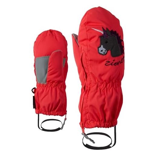 Ziener guanti ragazza le zoo minis, bambina, handschuhe le zoo minis gloves, rosa - neon pink, 104