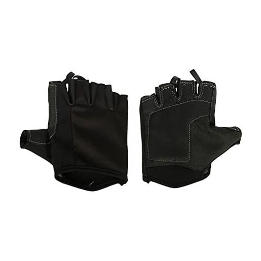 Upfit - coppia di guanti da attività - taglia xl - leggero e resistente - materiale aderente sul palmo e tra il pollice e l'indice consente una presa migliore - facile da rimuovere - colore: nero