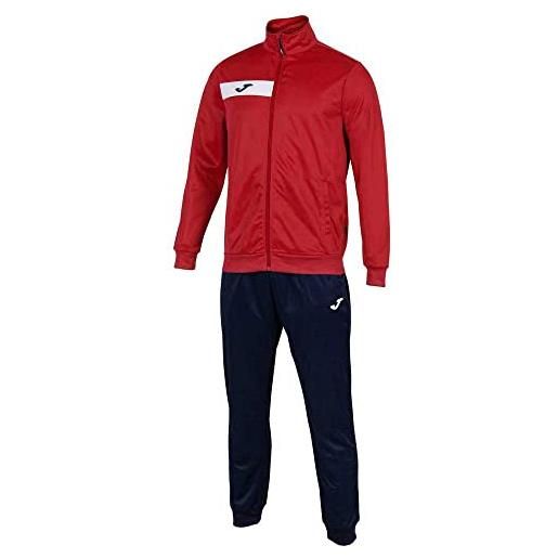 Joma tuta columbus, rosso marino, 5xs uomo