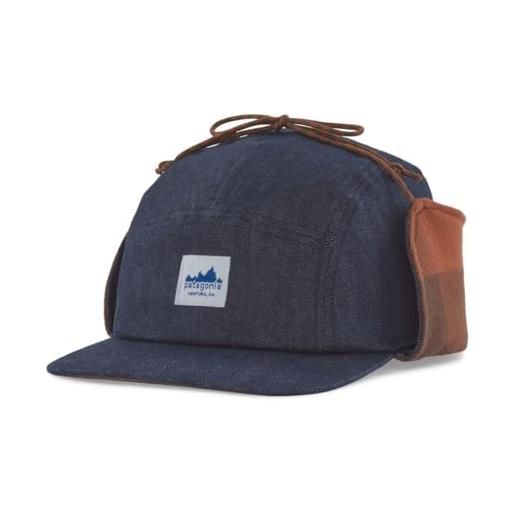 Patagonia range earflap cap cappellino da baseball, upriver: sisu brown, l unisex-adulto