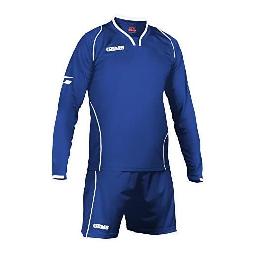 GEMS montana tuta da ginnastica, azzurro/bianco, xxs unisex-adulto