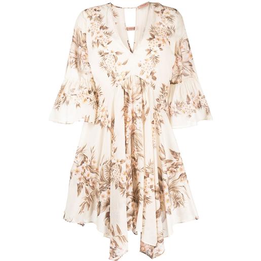 TWINSET abito corto kleid - toni neutri