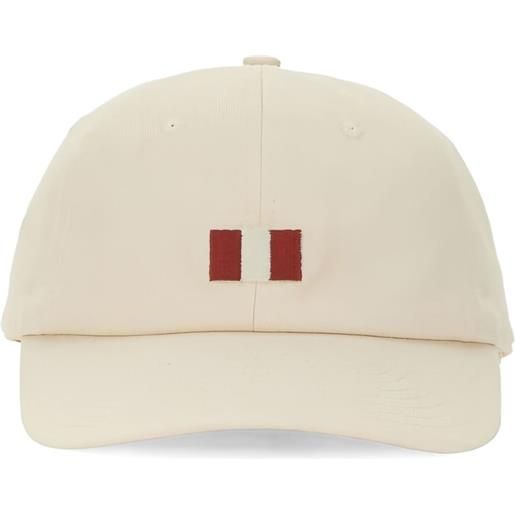 Bally cappello da baseball con logo - toni neutri