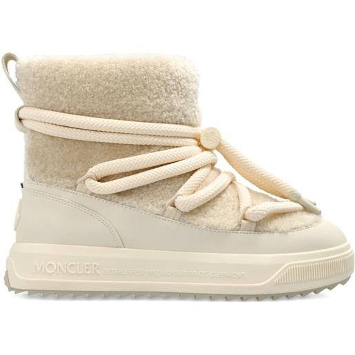 Moncler altive mid drawstring-fastening snow boots - toni neutri