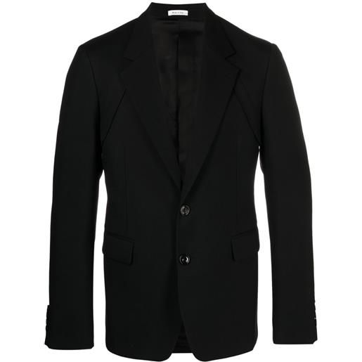 Alexander McQueen blazer monopetto - nero