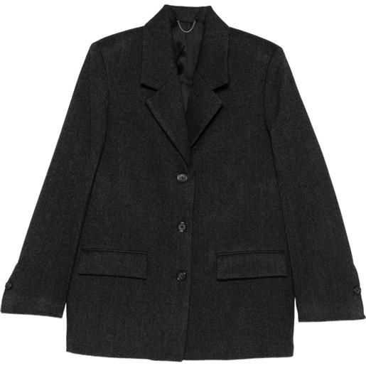 TOTEME giacca in twill - grigio