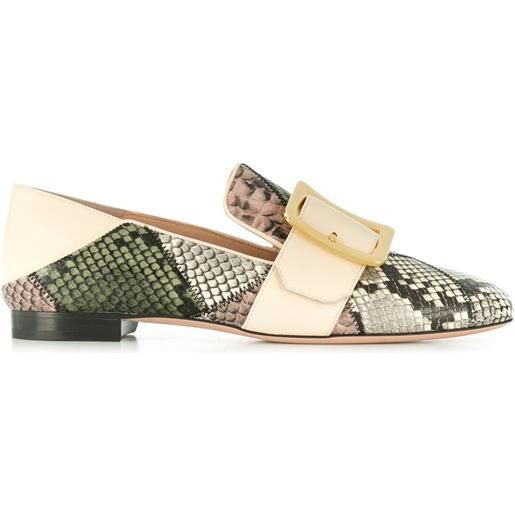 Bally mocassini patchwork - grigio