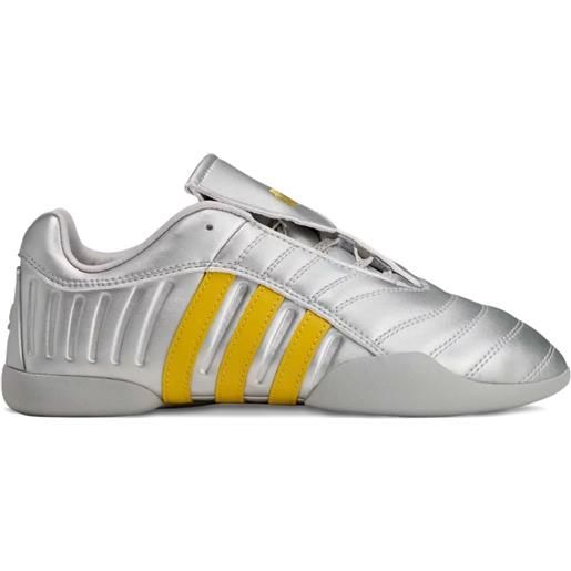 adidas sneakers elite mei miaou a righe - argento