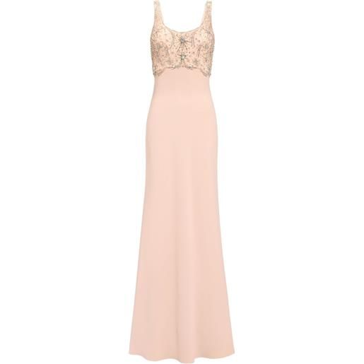 Jenny Packham abito lungo reverie - toni neutri