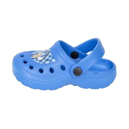 CERDÁ LIFE'S LITTLE MOMENTS zoccoli per bambini sonic colore blu, clog bambini, blu scuro, 32/33 eu