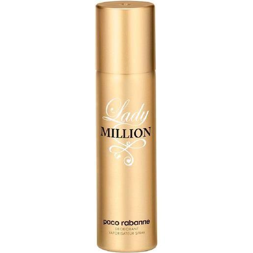 Paco Rabanne lady million deodorante 150ml
