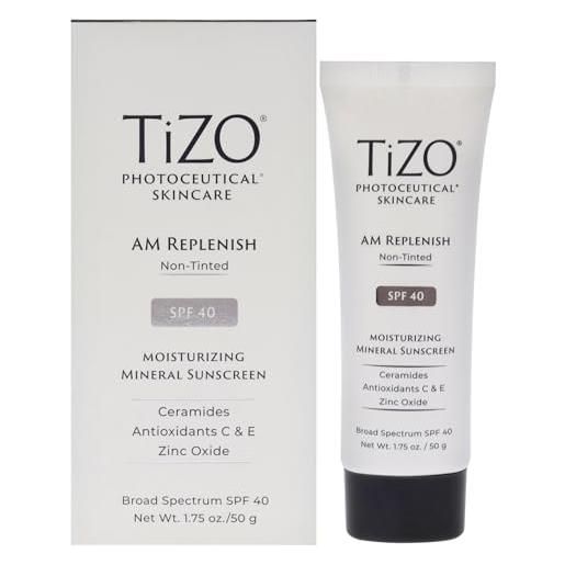 TIZO photoceutical am replenish spf 40 - non tinto by tizo for unisex - 1,75 oz sunscreen
