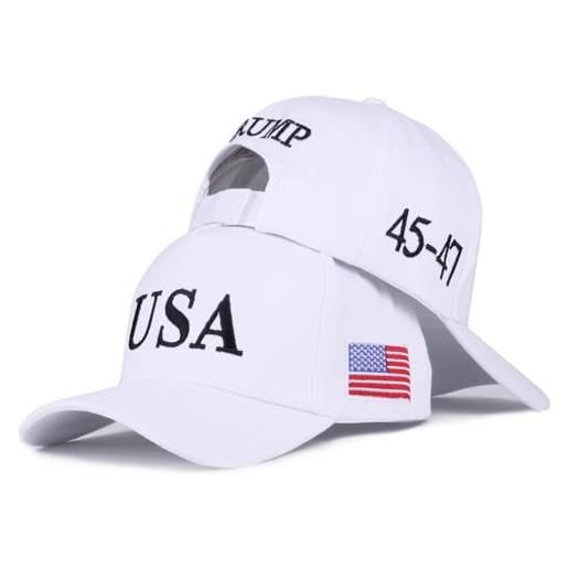Generic m-a-g-a cappello t. Ruum. P wasright abouteverything e make america great president donald t. Ruum. P 45-47. Regolabile, 2 usa-bianco, taglia unica